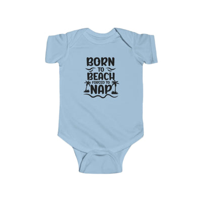 "Born to Beach" Baby Onesie (Black)