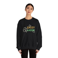 Load image into Gallery viewer, "SASSY LASSIE" - Unisex Heavy Blend™ Crewneck Sweatshirt