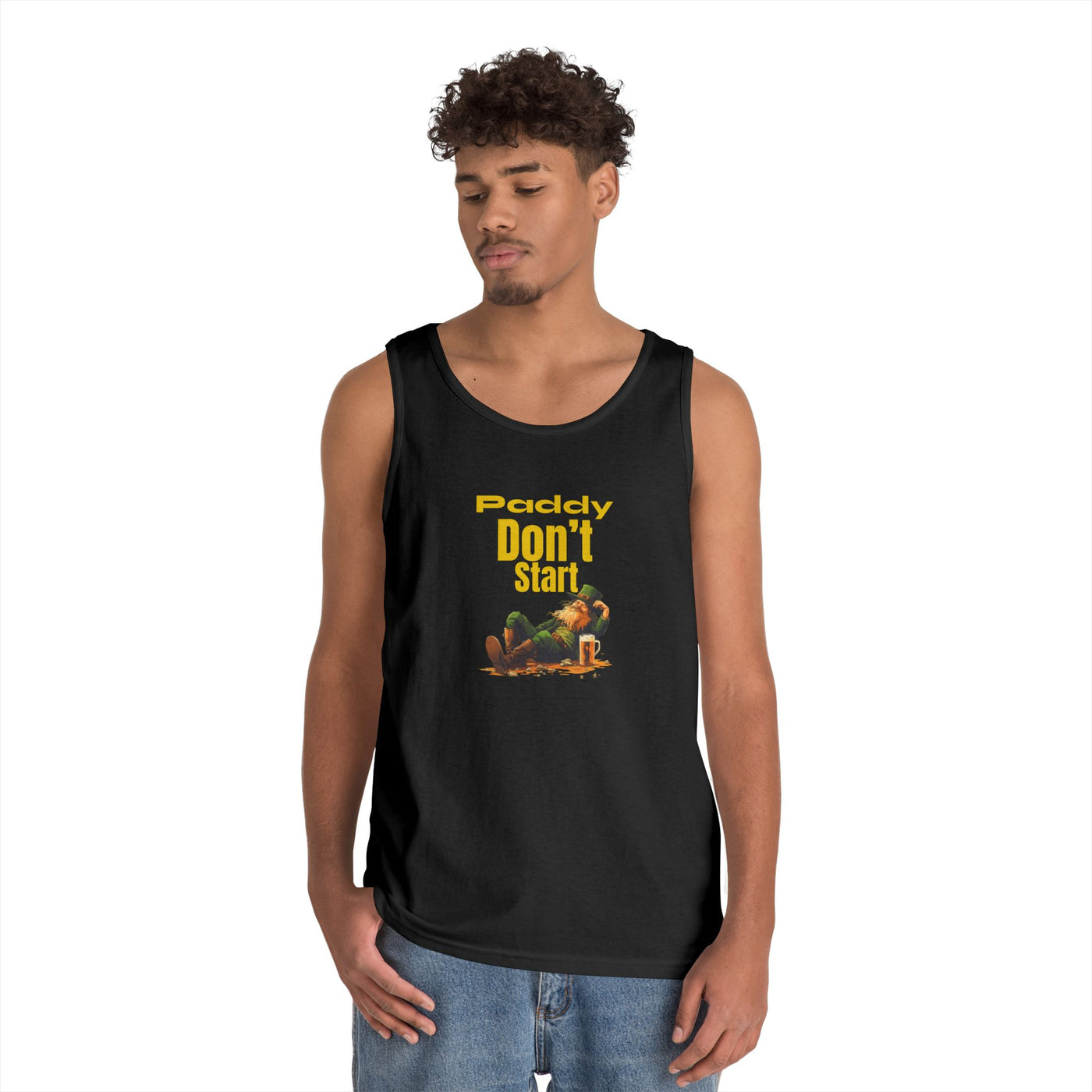 "PADDY DON'T START" - Unisex Heavy Cotton Tank Top