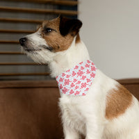 Load image into Gallery viewer, "Swirling Skies: Cloudy Red Dreams" Pet Bandana Collar
