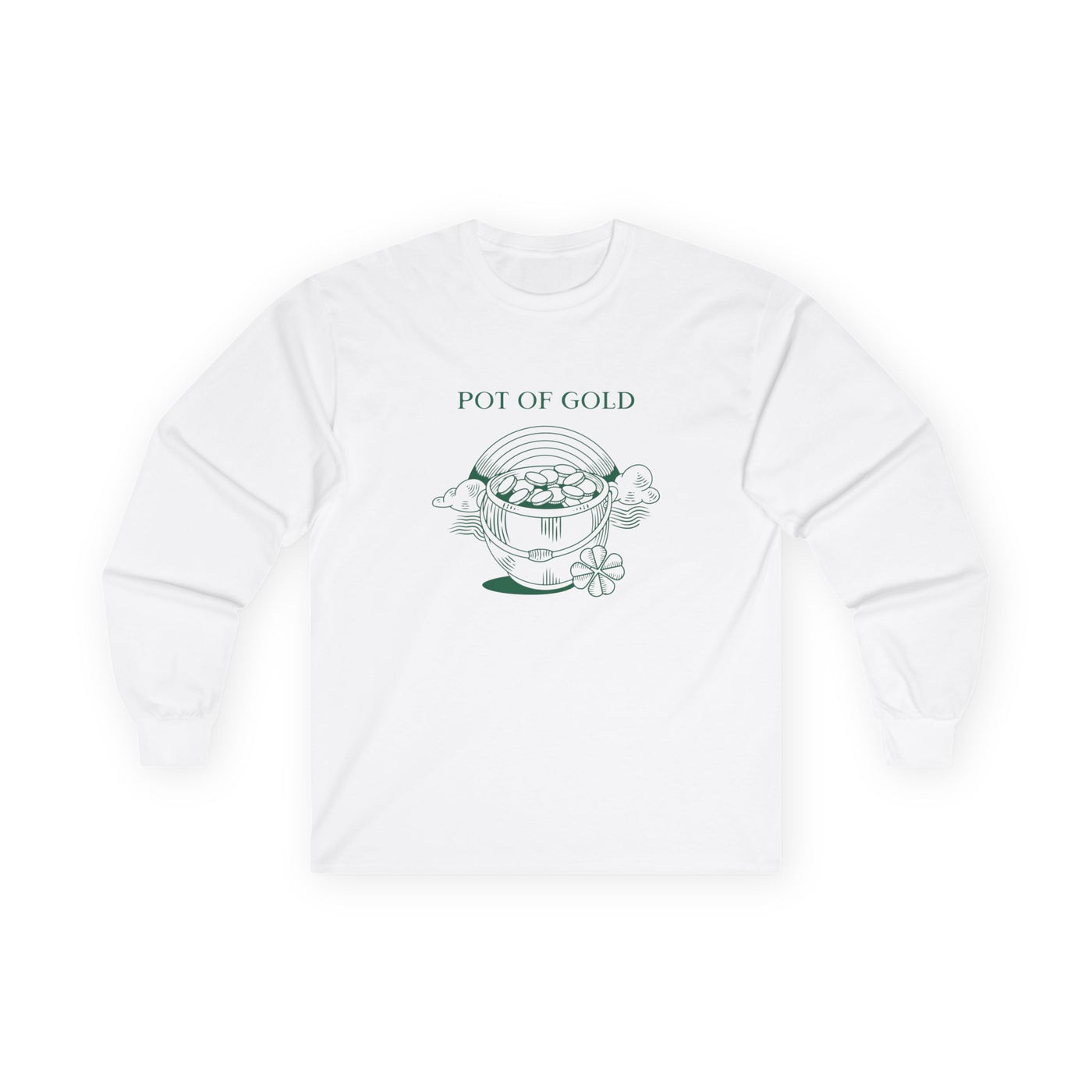 "POT OF GOLD" - Unisex Ultra Cotton Long Sleeve Tee