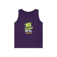 Load image into Gallery viewer, "Kiss Me, I'm Irish-ish" - Unisex Heavy Cotton Tank Top