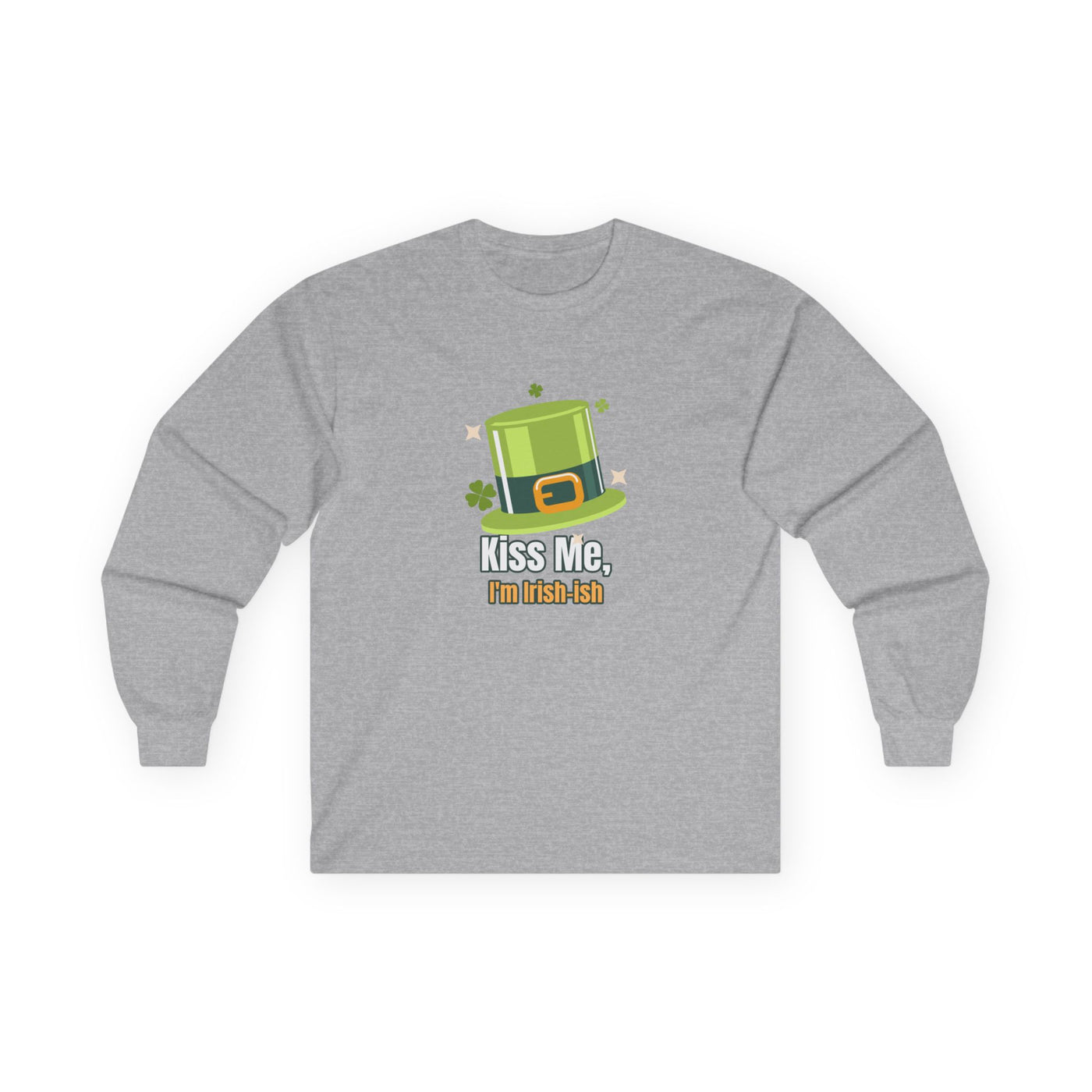 "Kiss Me, I'm Irish-ish" - Unisex Ultra Cotton Long Sleeve Tee