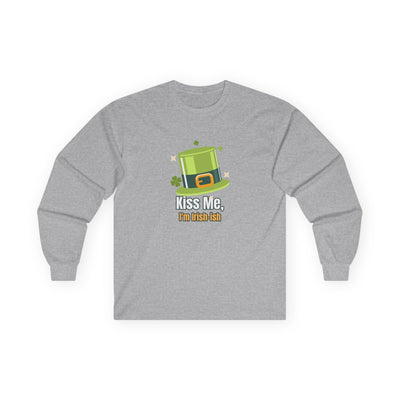 "Kiss Me, I'm Irish-ish" - Unisex Ultra Cotton Long Sleeve Tee