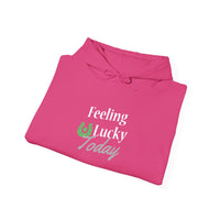Load image into Gallery viewer, "FEELING LUCKY TODAY" - Unisex Heavy Blend™ Hooded Sweatshirt