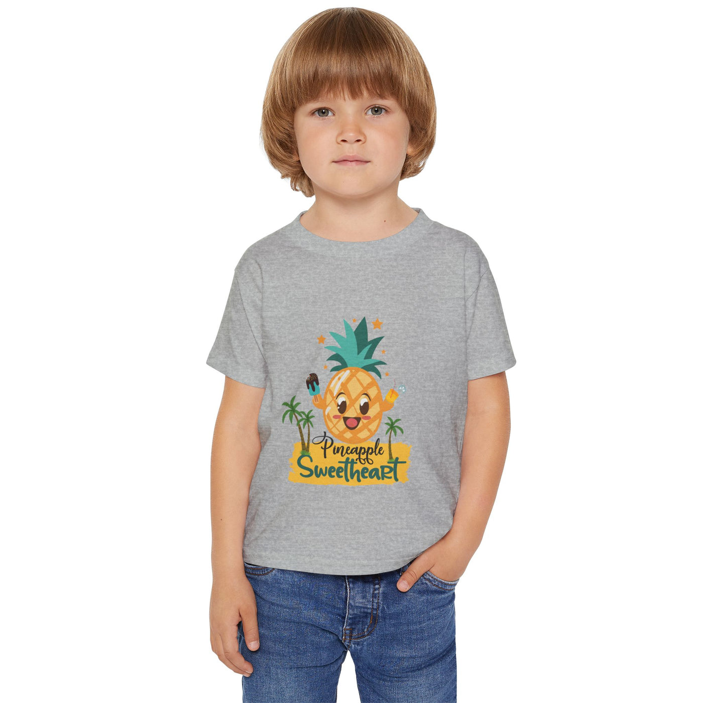 Pineapple Sweetheart - Heavy Cotton™ Toddler T-shirt