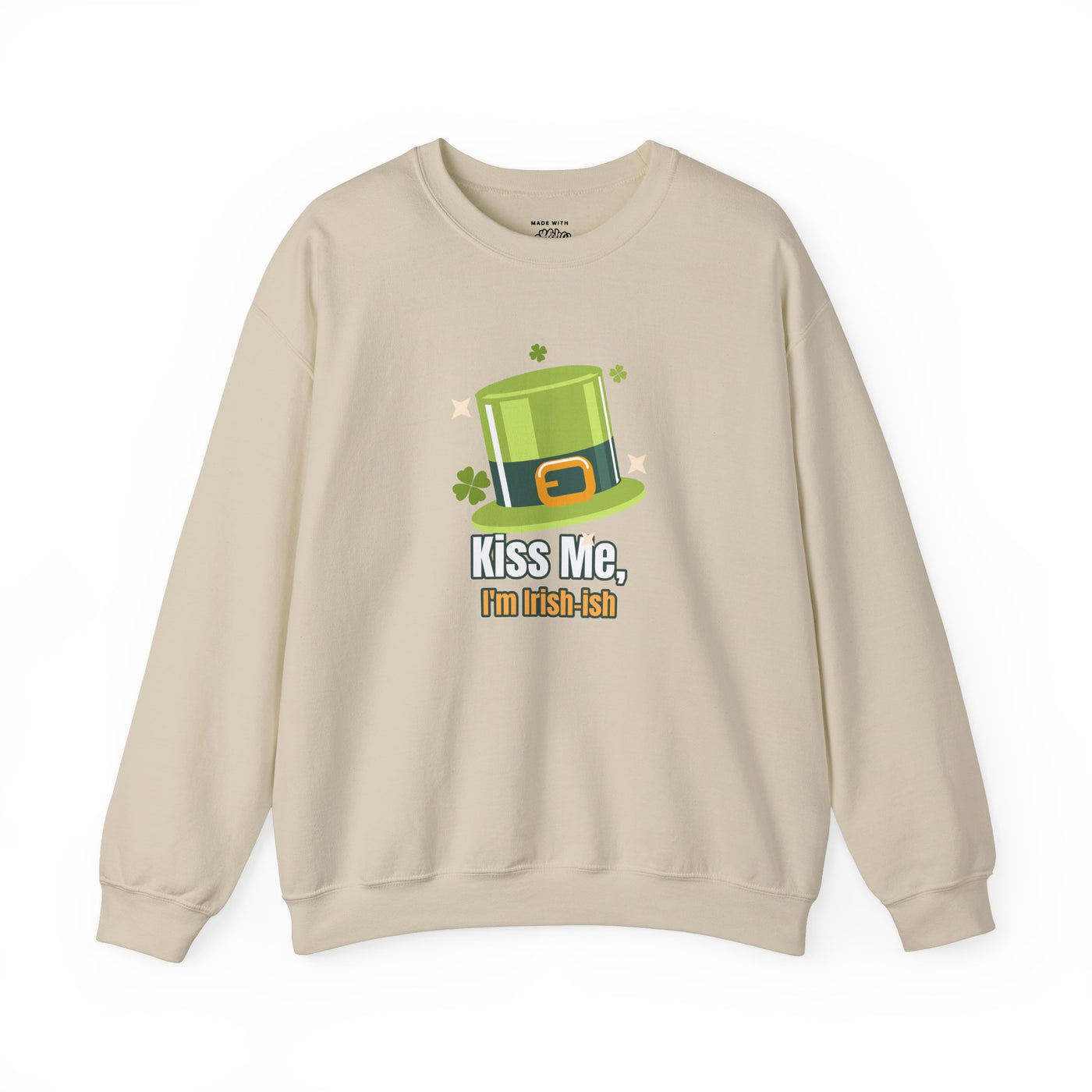 "Kiss Me, I'm Irish-ish" - Unisex Heavy Blend™ Crewneck Sweatshirt