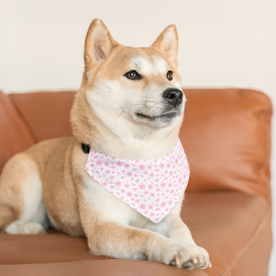 "Pink Sakura" Pet Bandana Collar