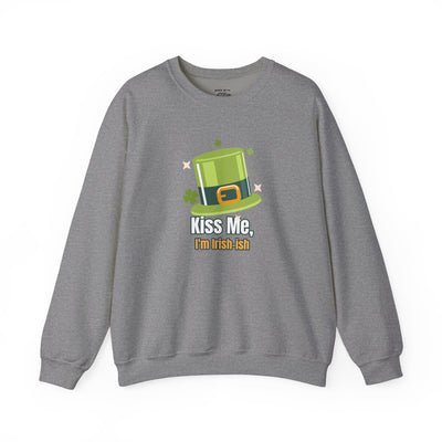 "Kiss Me, I'm Irish-ish" - Unisex Heavy Blend™ Crewneck Sweatshirt