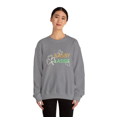 "SASSY LASSIE" - Unisex Heavy Blend™ Crewneck Sweatshirt