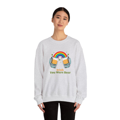 "Irish You Were Beer" - Unisex Heavy Blend™ Crewneck Sweatshirt