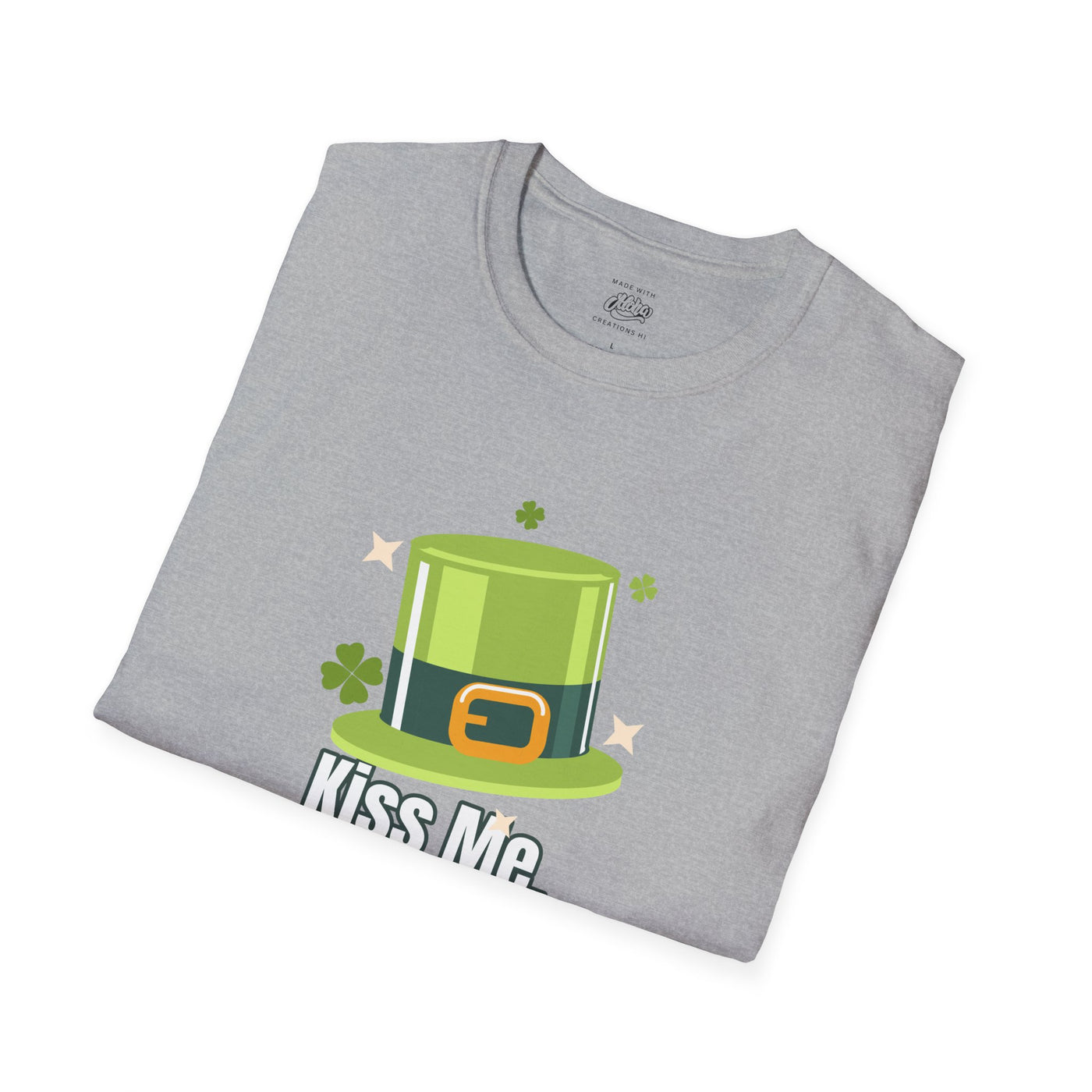 "Kiss Me, I'm Irish-ish" - Unisex Softstyle T-Shirt