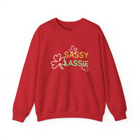 Load image into Gallery viewer, "SASSY LASSIE" - Unisex Heavy Blend™ Crewneck Sweatshirt