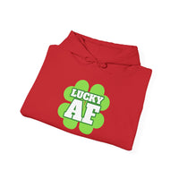 Load image into Gallery viewer, "LUCKY AF" Unisex Heavy Blend™ Hooded Sweatshirt