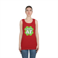 Load image into Gallery viewer, "LUCKY AF" - Unisex Heavy Cotton Tank Top