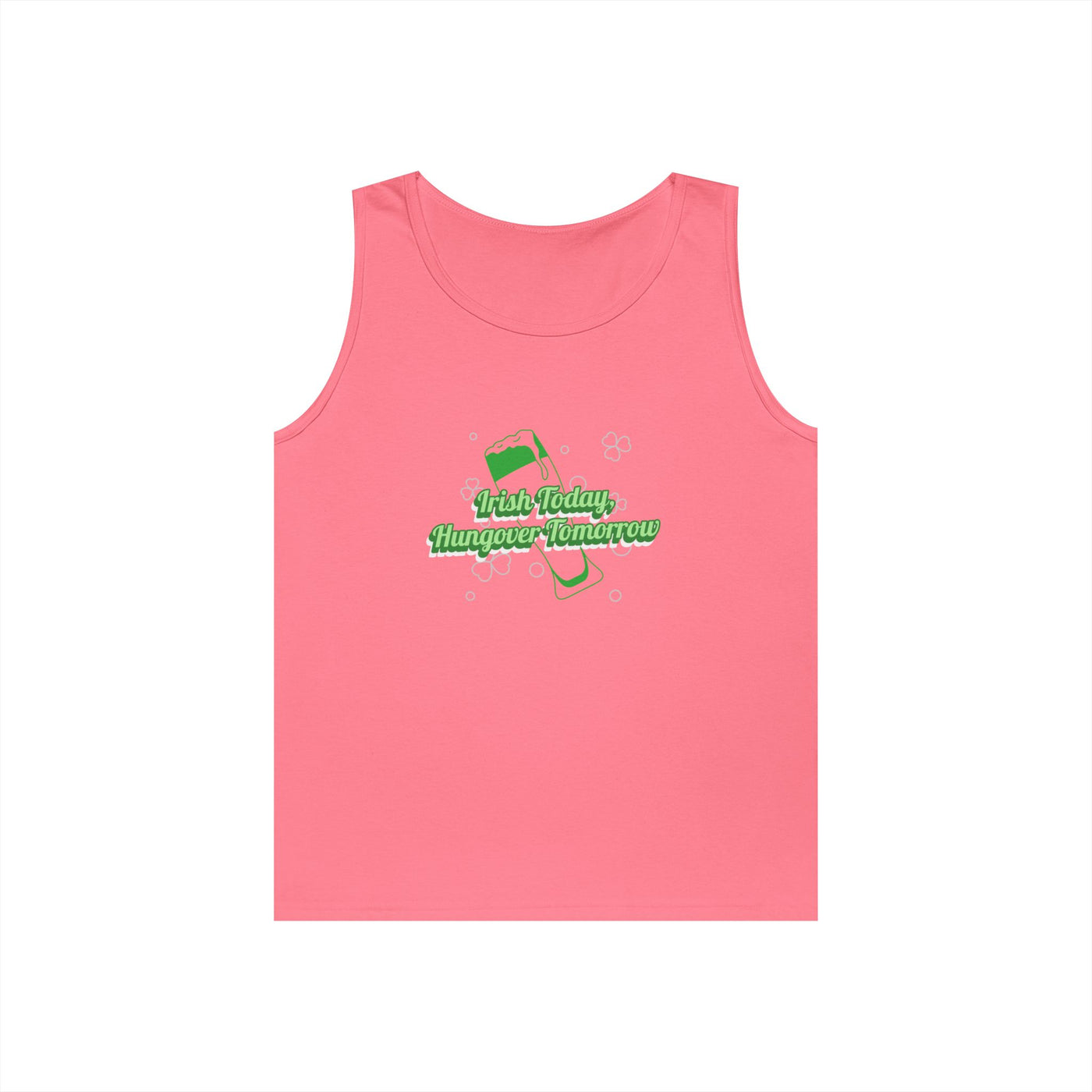 "Irish Today, Hungover Tomorrow" - Unisex Heavy Cotton Tank Top