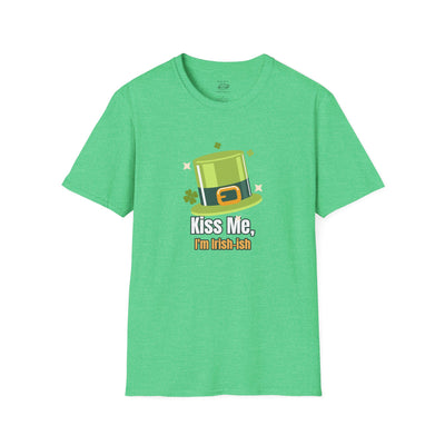 "Kiss Me, I'm Irish-ish" - Unisex Softstyle T-Shirt