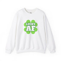 Load image into Gallery viewer, "LUCKY AF" - Unisex Heavy Blend™ Crewneck Sweatshirt