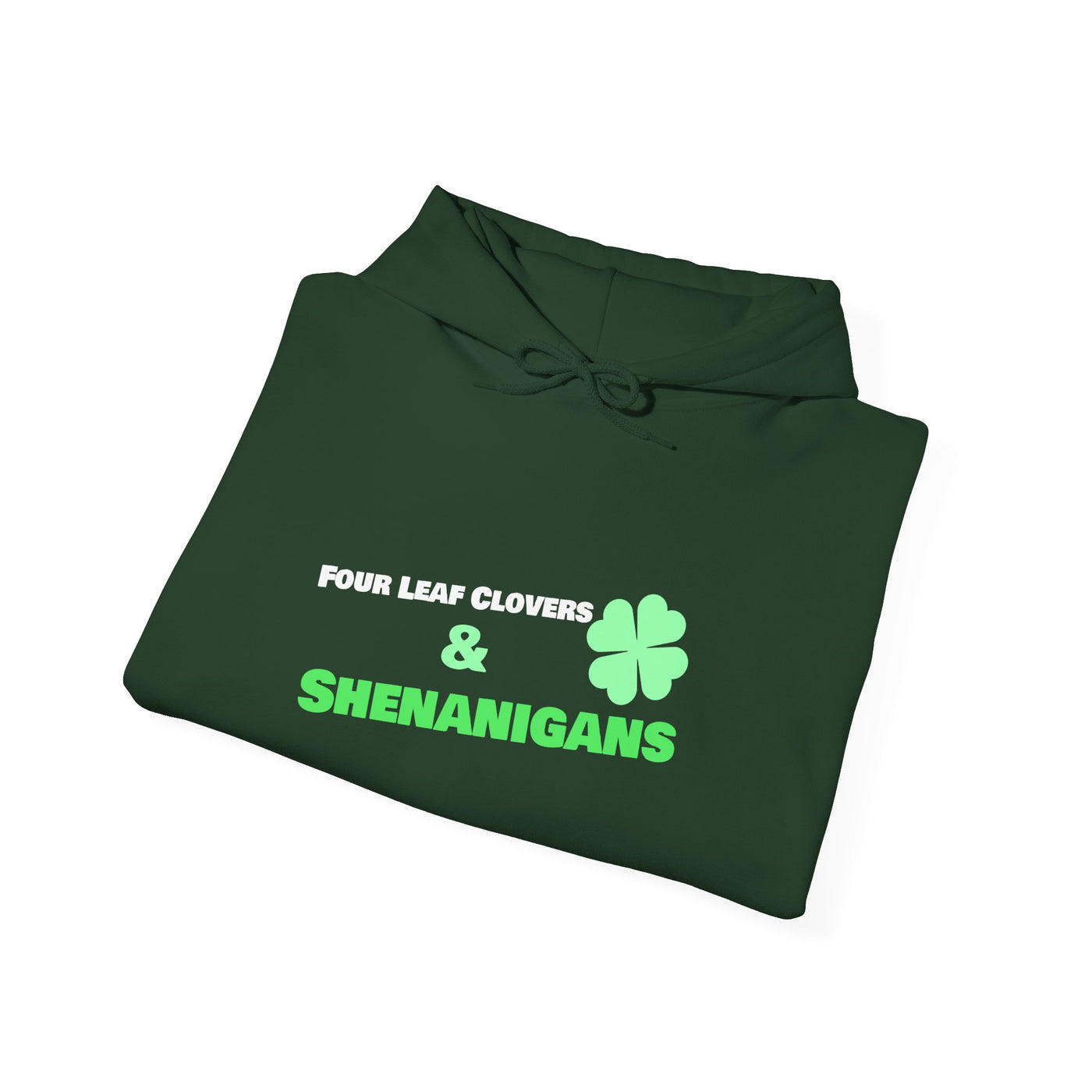 "Four Leaf Clovers & Shenanigans" - Unisex Heavy Blend™ Hooded Sweatshirt