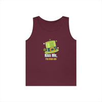 Load image into Gallery viewer, "Kiss Me, I'm Irish-ish" - Unisex Heavy Cotton Tank Top