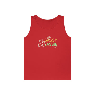 "SASSY LASSIE" - Unisex Heavy Cotton Tank Top