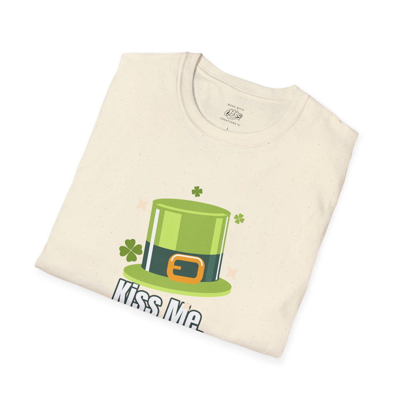 "Kiss Me, I'm Irish-ish" - Unisex Softstyle T-Shirt