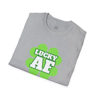 Load image into Gallery viewer, "LUCKY AF" - Unisex Softstyle T-Shirt