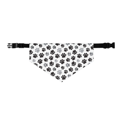 "Mysterious Paws: In Black and Gray" Pet Bandana Collar