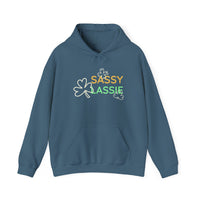 Load image into Gallery viewer, "SASSY LASSIE" - Unisex Heavy Blend™ Hooded Sweatshirt