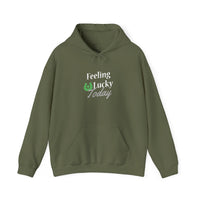 Load image into Gallery viewer, "FEELING LUCKY TODAY" - Unisex Heavy Blend™ Hooded Sweatshirt