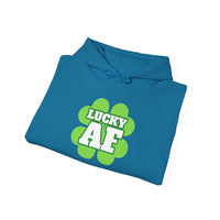 Load image into Gallery viewer, "LUCKY AF" Unisex Heavy Blend™ Hooded Sweatshirt