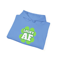 Load image into Gallery viewer, "LUCKY AF" Unisex Heavy Blend™ Hooded Sweatshirt