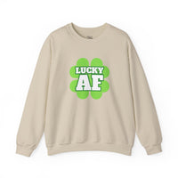 Load image into Gallery viewer, "LUCKY AF" - Unisex Heavy Blend™ Crewneck Sweatshirt