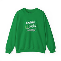 Load image into Gallery viewer, "FEELING LUCKY TODAY" - Unisex Heavy Blend™ Crewneck Sweatshirt