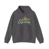 Load image into Gallery viewer, "SASSY LASSIE" - Unisex Heavy Blend™ Hooded Sweatshirt