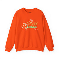 Load image into Gallery viewer, "SASSY LASSIE" - Unisex Heavy Blend™ Crewneck Sweatshirt