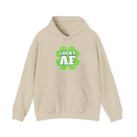 Load image into Gallery viewer, "LUCKY AF" Unisex Heavy Blend™ Hooded Sweatshirt