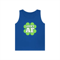 Load image into Gallery viewer, "LUCKY AF" - Unisex Heavy Cotton Tank Top