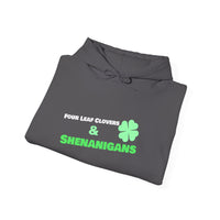 Load image into Gallery viewer, "Four Leaf Clovers &amp; Shenanigans" - Unisex Heavy Blend™ Hooded Sweatshirt