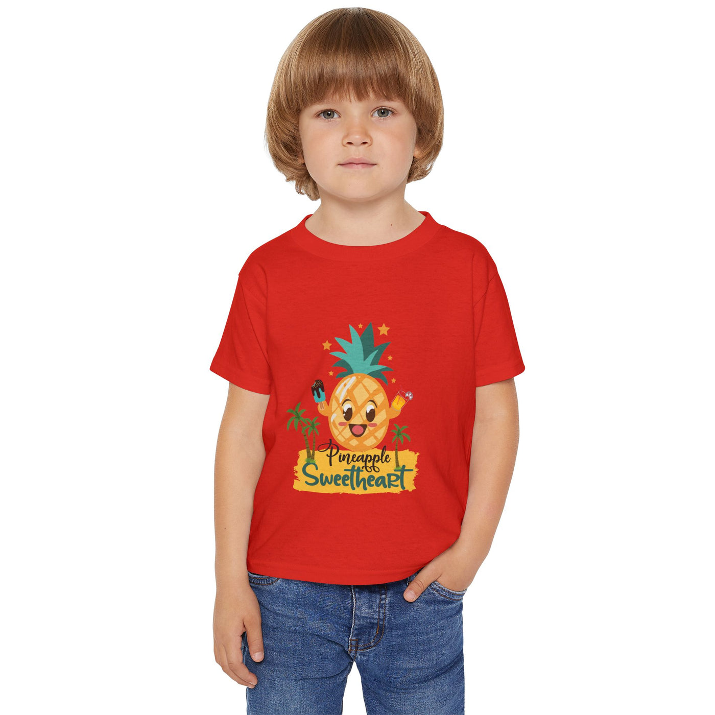 Pineapple Sweetheart - Heavy Cotton™ Toddler T-shirt