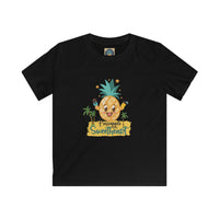 Load image into Gallery viewer, "Pineapple Sweetheart" Kids Softstyle Tee