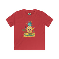 Load image into Gallery viewer, "Pineapple Sweetheart" Kids Softstyle Tee