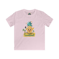 Load image into Gallery viewer, "Pineapple Sweetheart" Kids Softstyle Tee