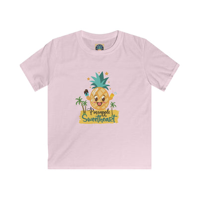 "Pineapple Sweetheart" Kids Softstyle Tee