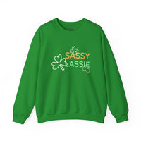 Load image into Gallery viewer, "SASSY LASSIE" - Unisex Heavy Blend™ Crewneck Sweatshirt