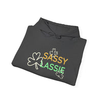 Load image into Gallery viewer, "SASSY LASSIE" - Unisex Heavy Blend™ Hooded Sweatshirt
