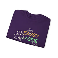 Load image into Gallery viewer, "SASSY LASSIE" - Unisex Heavy Blend™ Crewneck Sweatshirt
