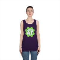 Load image into Gallery viewer, "LUCKY AF" - Unisex Heavy Cotton Tank Top