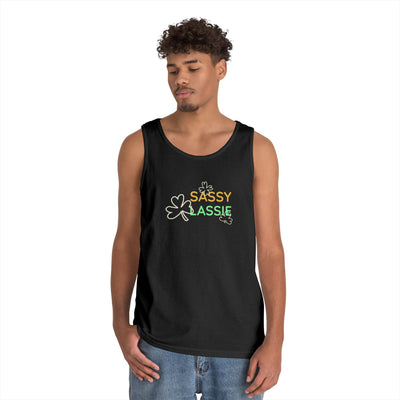 "SASSY LASSIE" - Unisex Heavy Cotton Tank Top