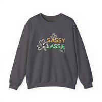 Load image into Gallery viewer, "SASSY LASSIE" - Unisex Heavy Blend™ Crewneck Sweatshirt